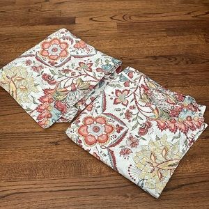 2 pottery barn euro shams paisley print Caesarea Israel 100% cotton pillow case